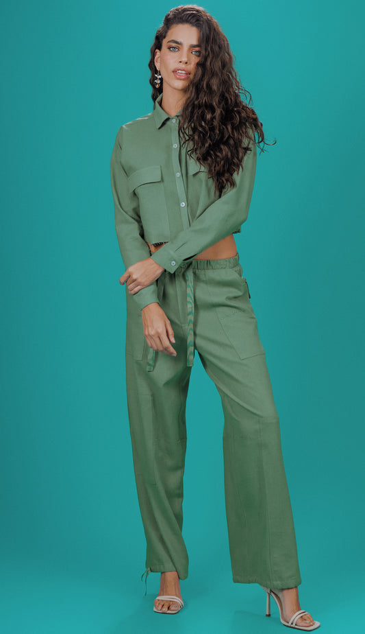 Calça Famosa Verde