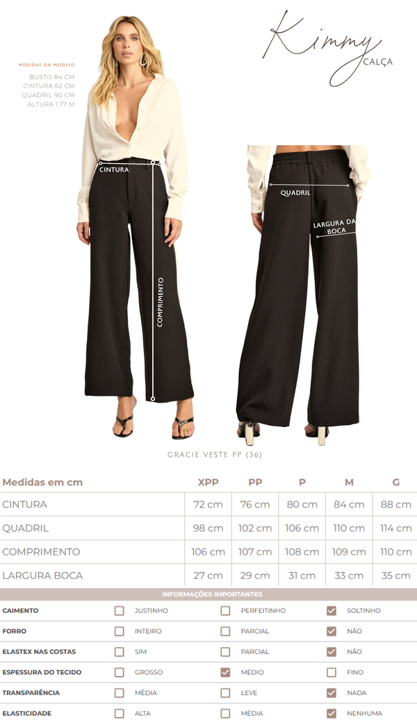 Calça Alfaiataria Esportiva Kimmy | Laguna
