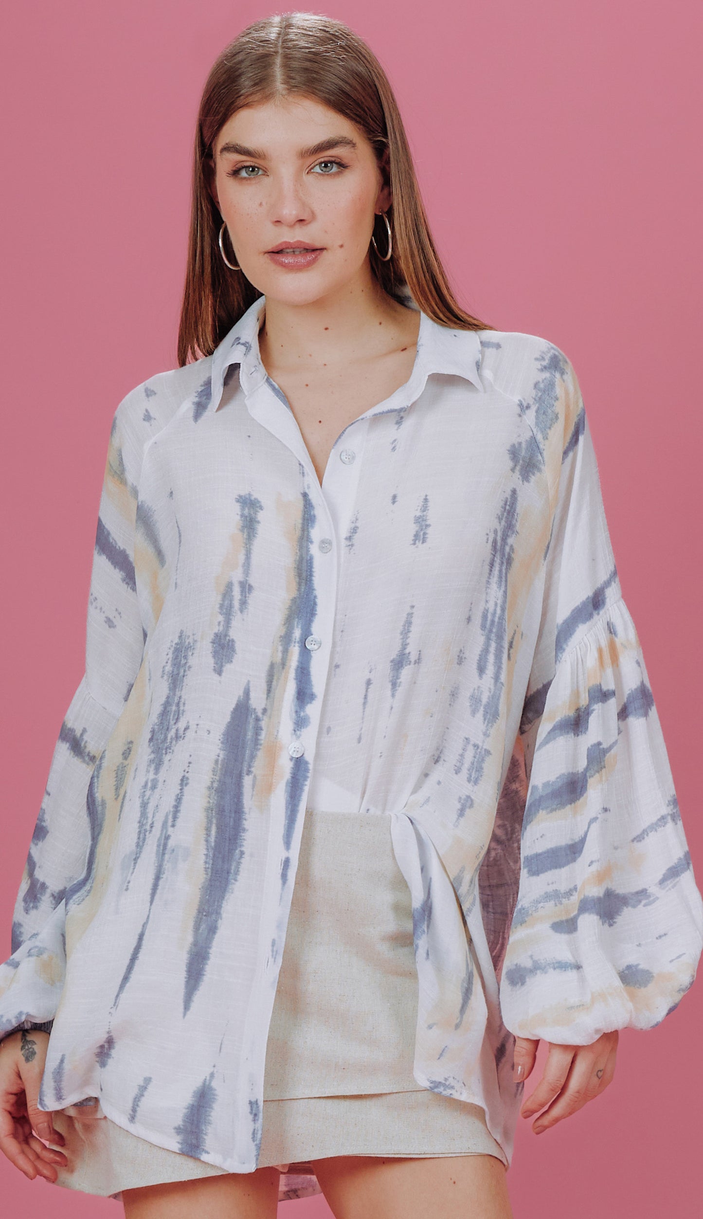 Camisa Freda Off White