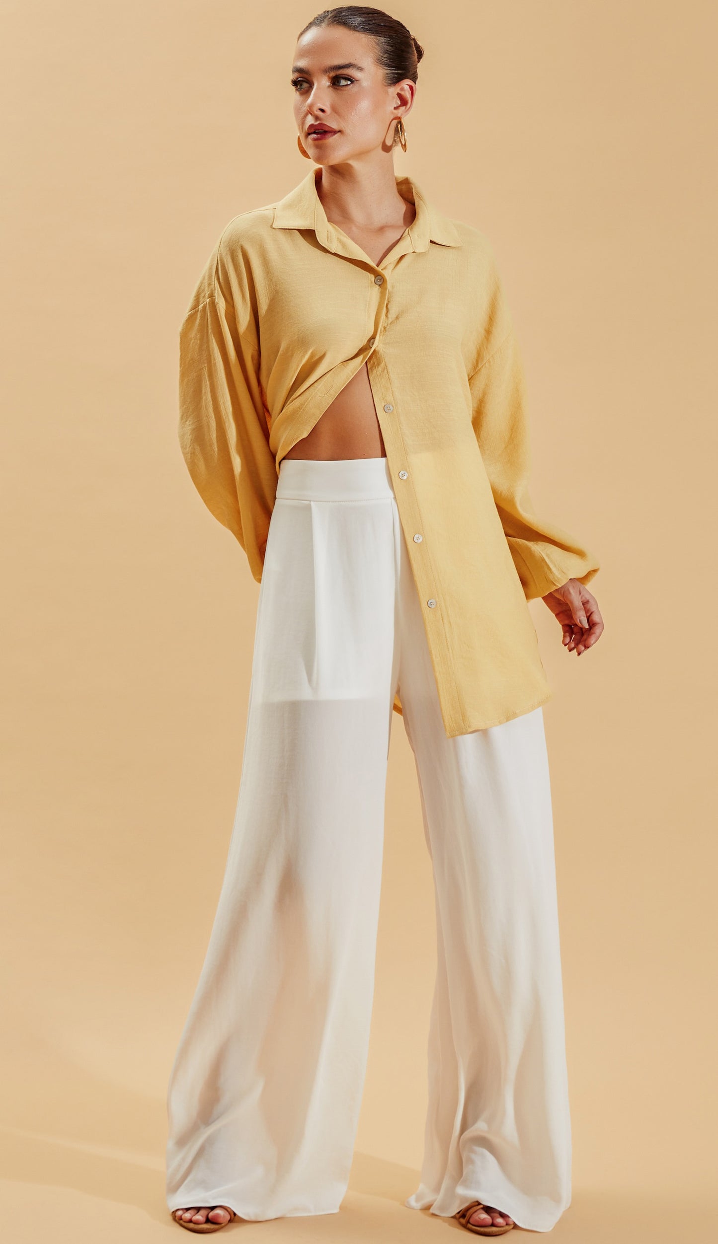 Camisa Gabrielle Amarelo
