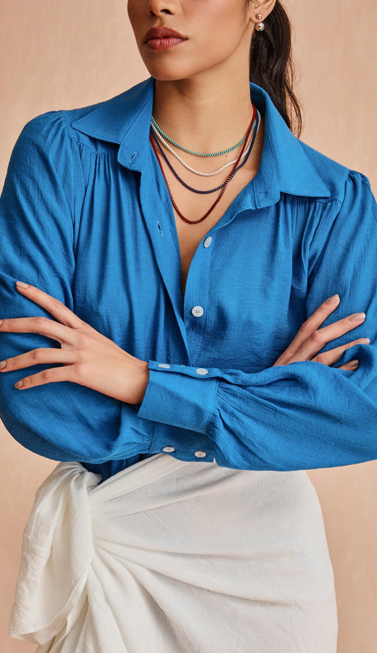 Camisa Luana Azul