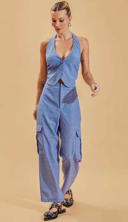 Conjunto Charlotte Azul
