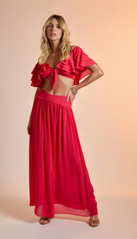 Conjunto Barcelona Cereja