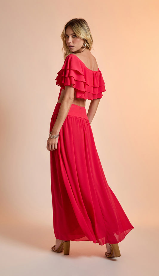 Conjunto Barcelona Cereja