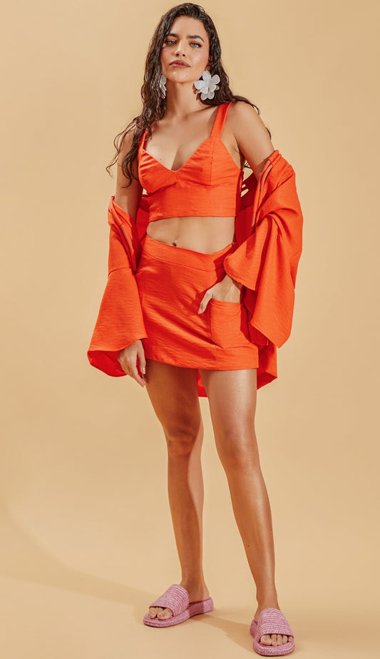 Conjunto Natália Laranja