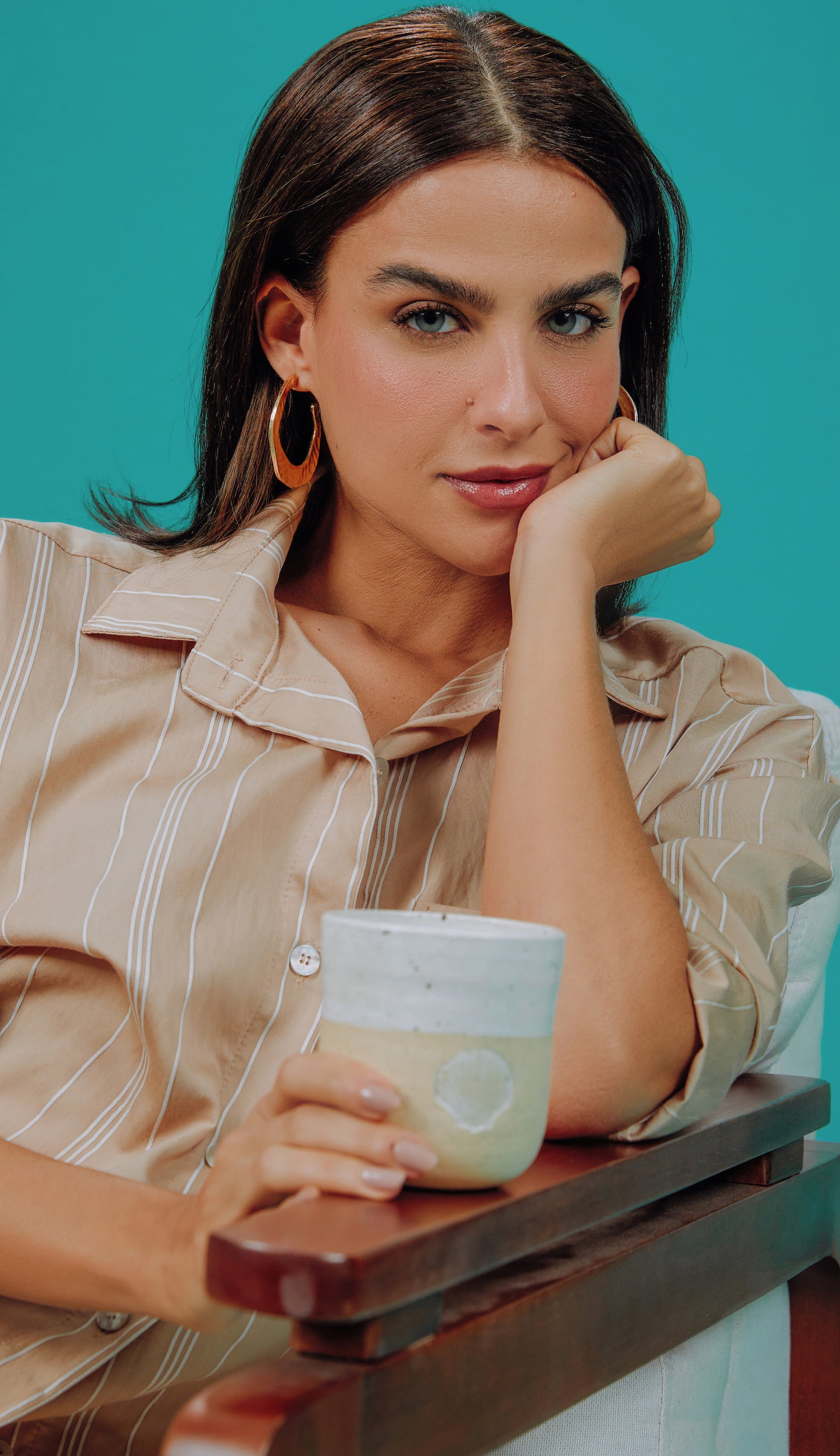 Copo Cerâmica Off White