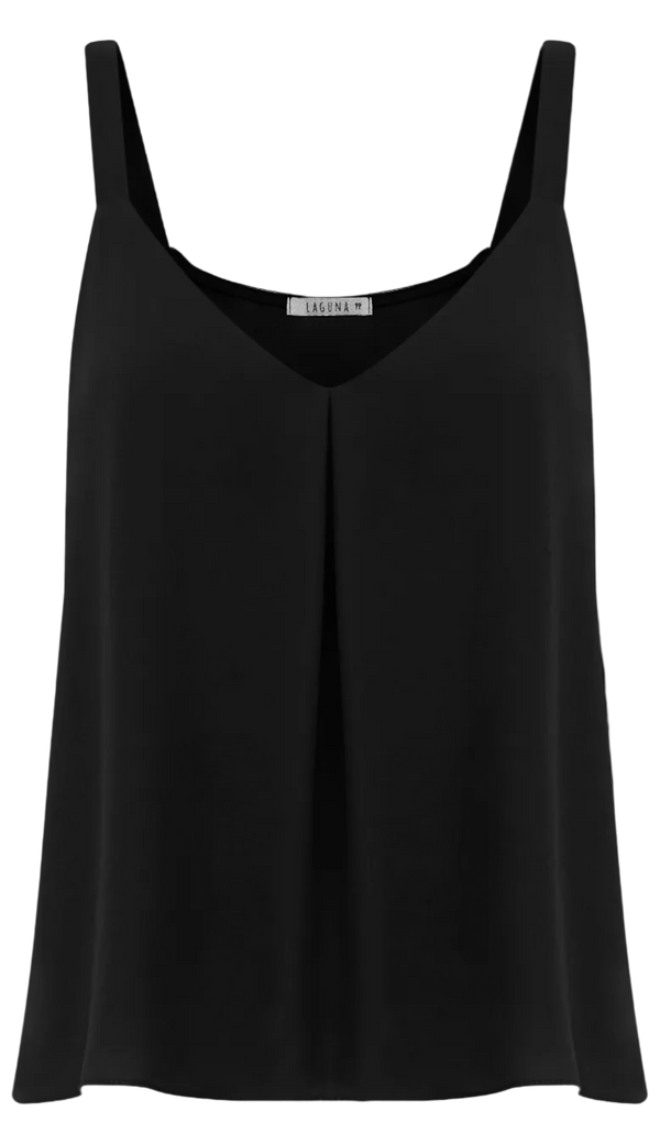 Regata em Crepe Dora Preto | Laguna