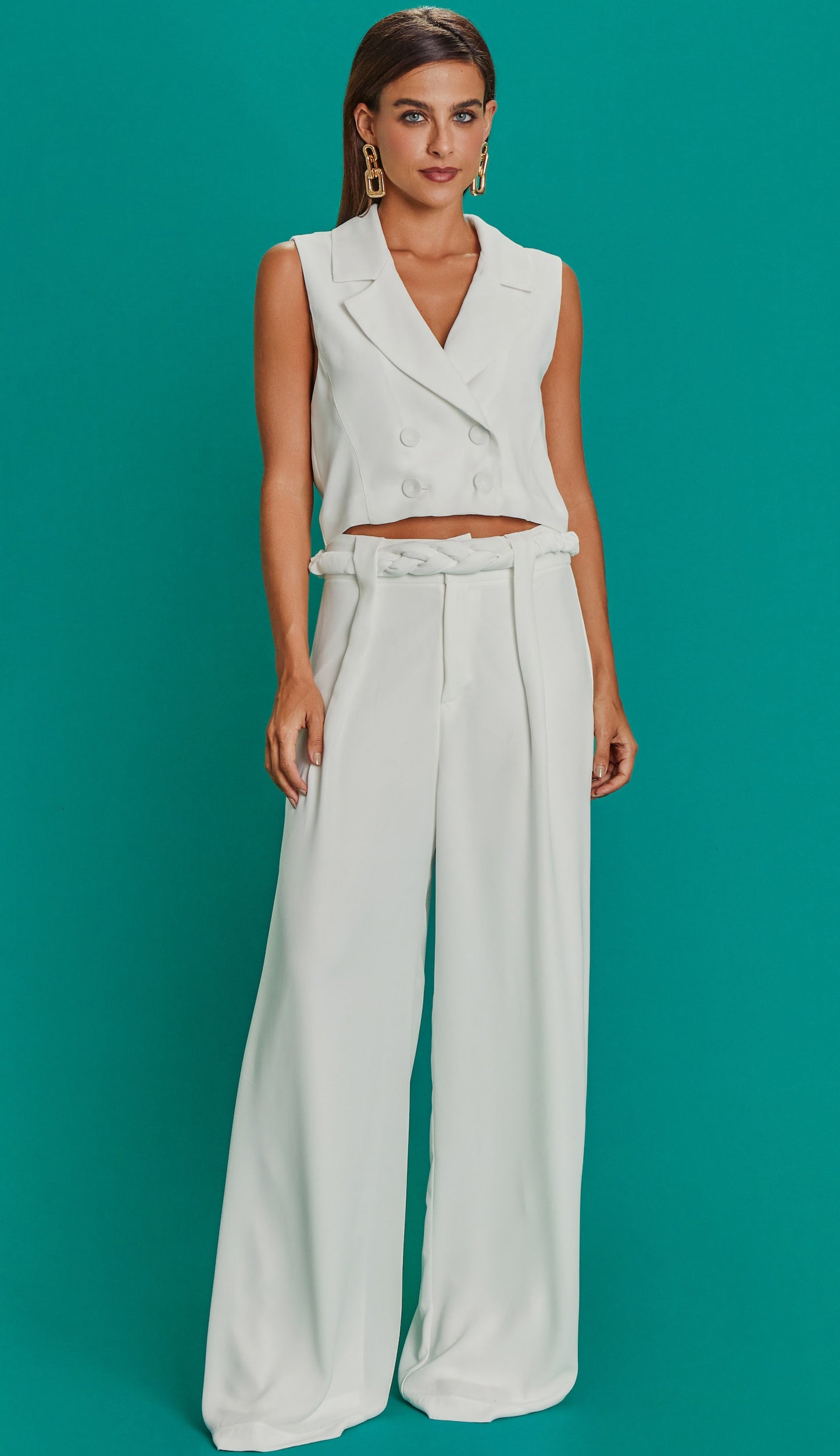 Conjunto Gwen Off White