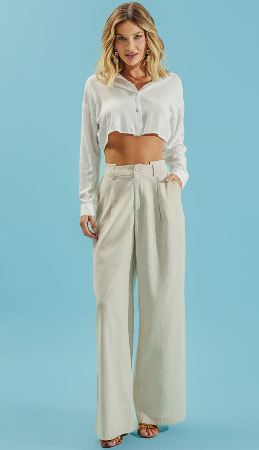Calça Evangelina Natural