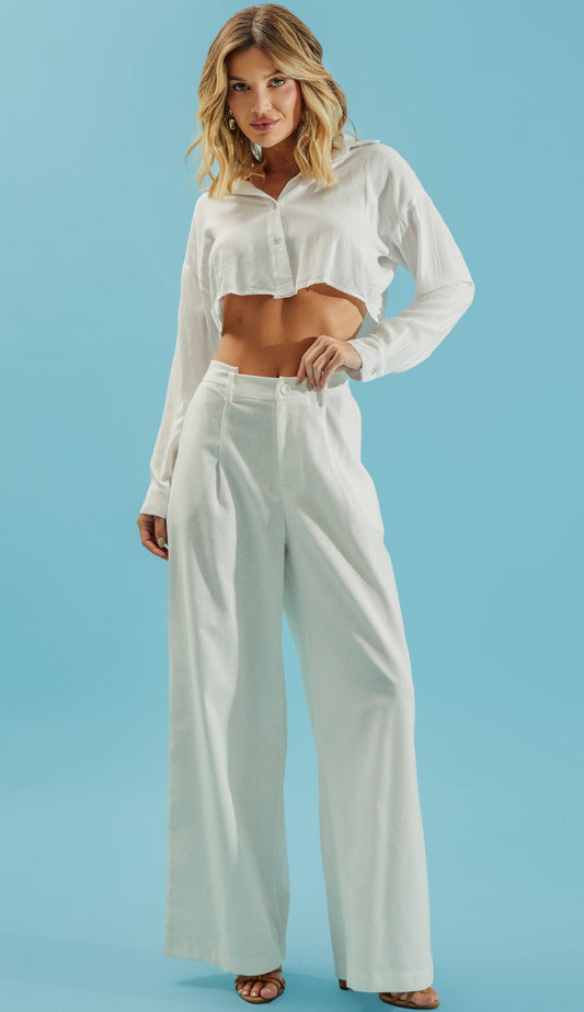 Calça Evangelina Off White
