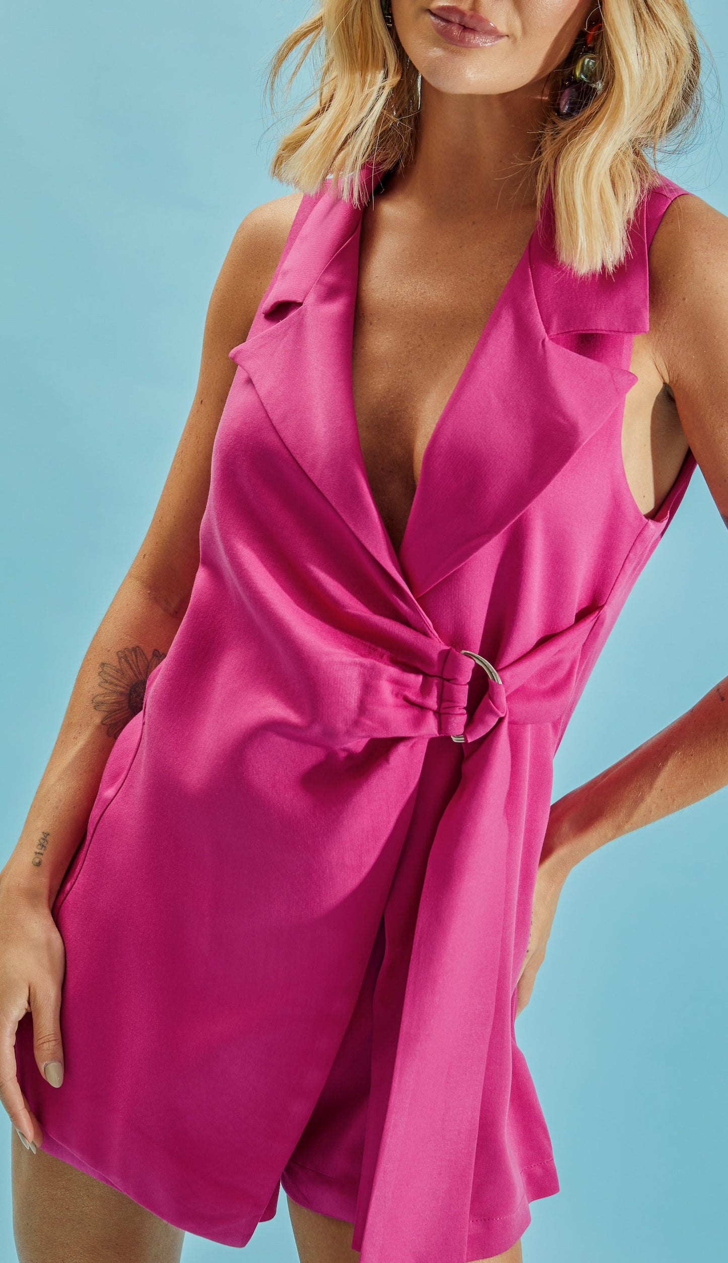 Macaquinho Fabrice Magenta