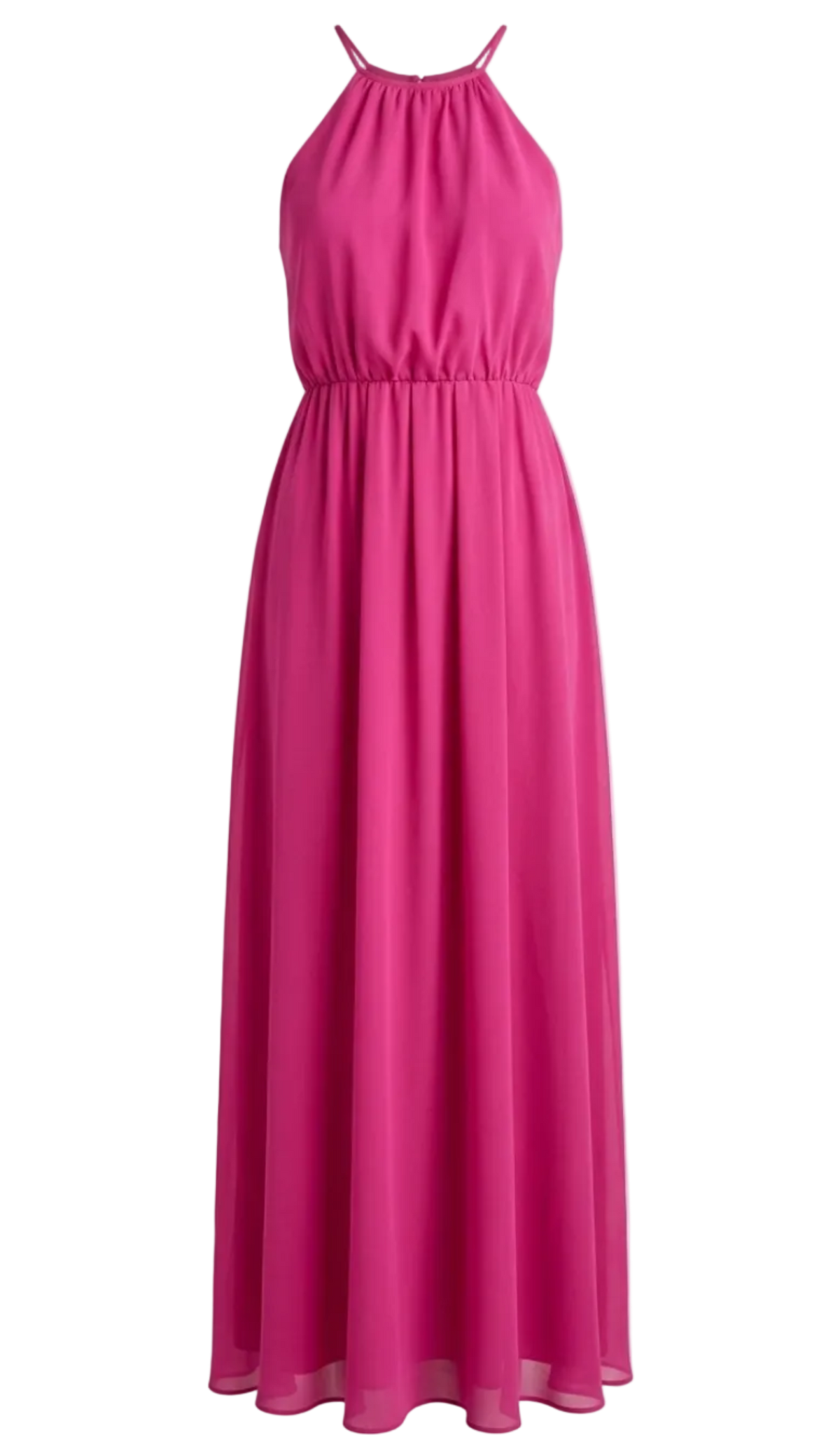 Vestido Longo Festa Crepe Chiffon Filipa Rosa | Laguna