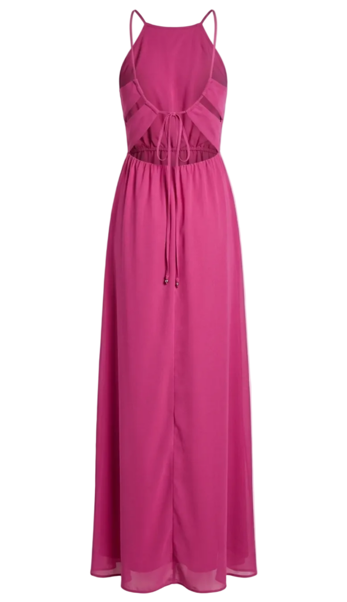 Vestido Longo Festa Crepe Chiffon Filipa Rosa | Laguna