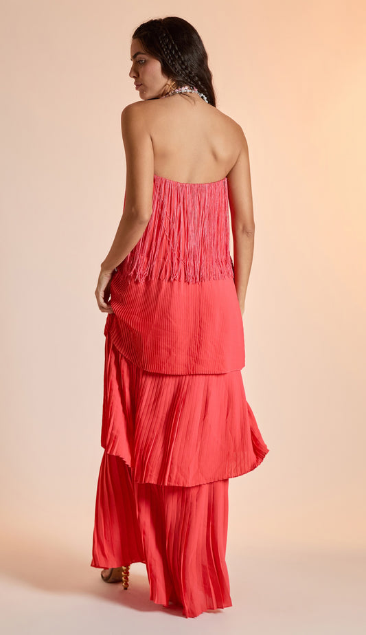 Vestido Flamingo Cereja