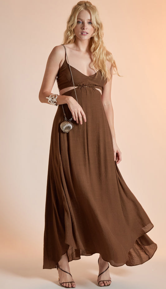 Vestido Francesca Café