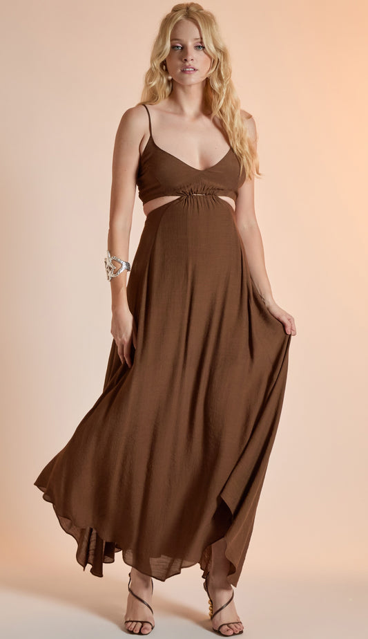 Vestido Francesca Café