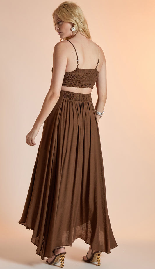 Vestido Francesca Café