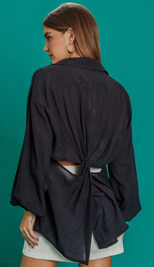 Camisa Gabrielle Preto