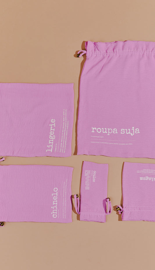 Kit De Viagem Erin Lilás