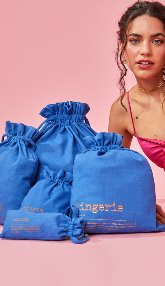 Kit De Viagem Erin Azul