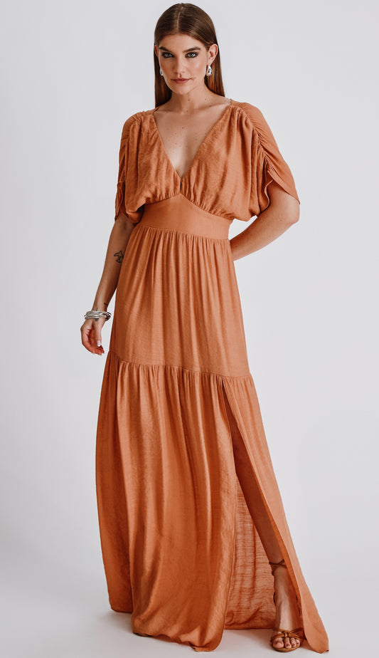 Vestido Lilian Caramelo