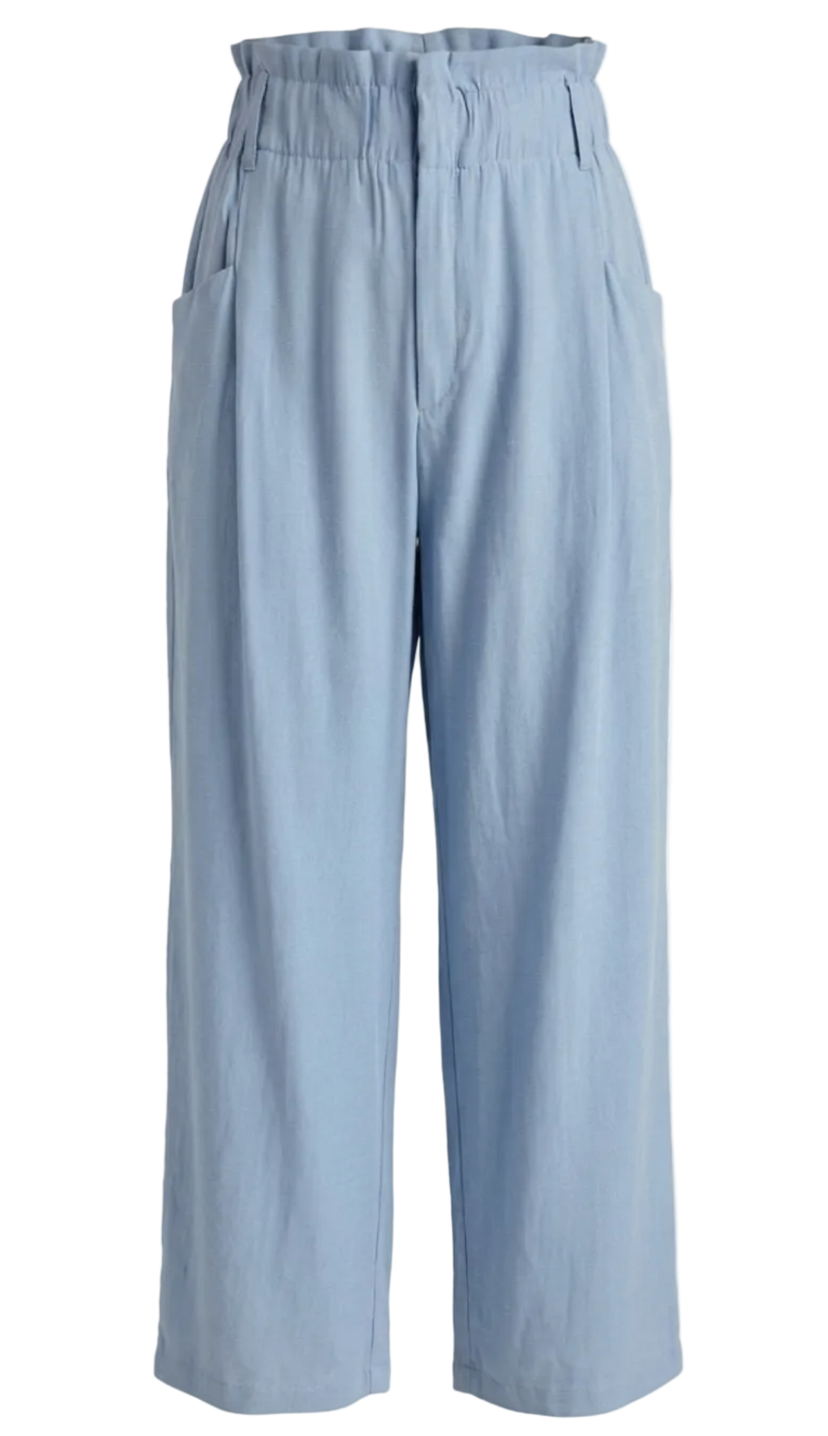 Calça Clochard Alfaiataria Textura Lili Azul | Laguna