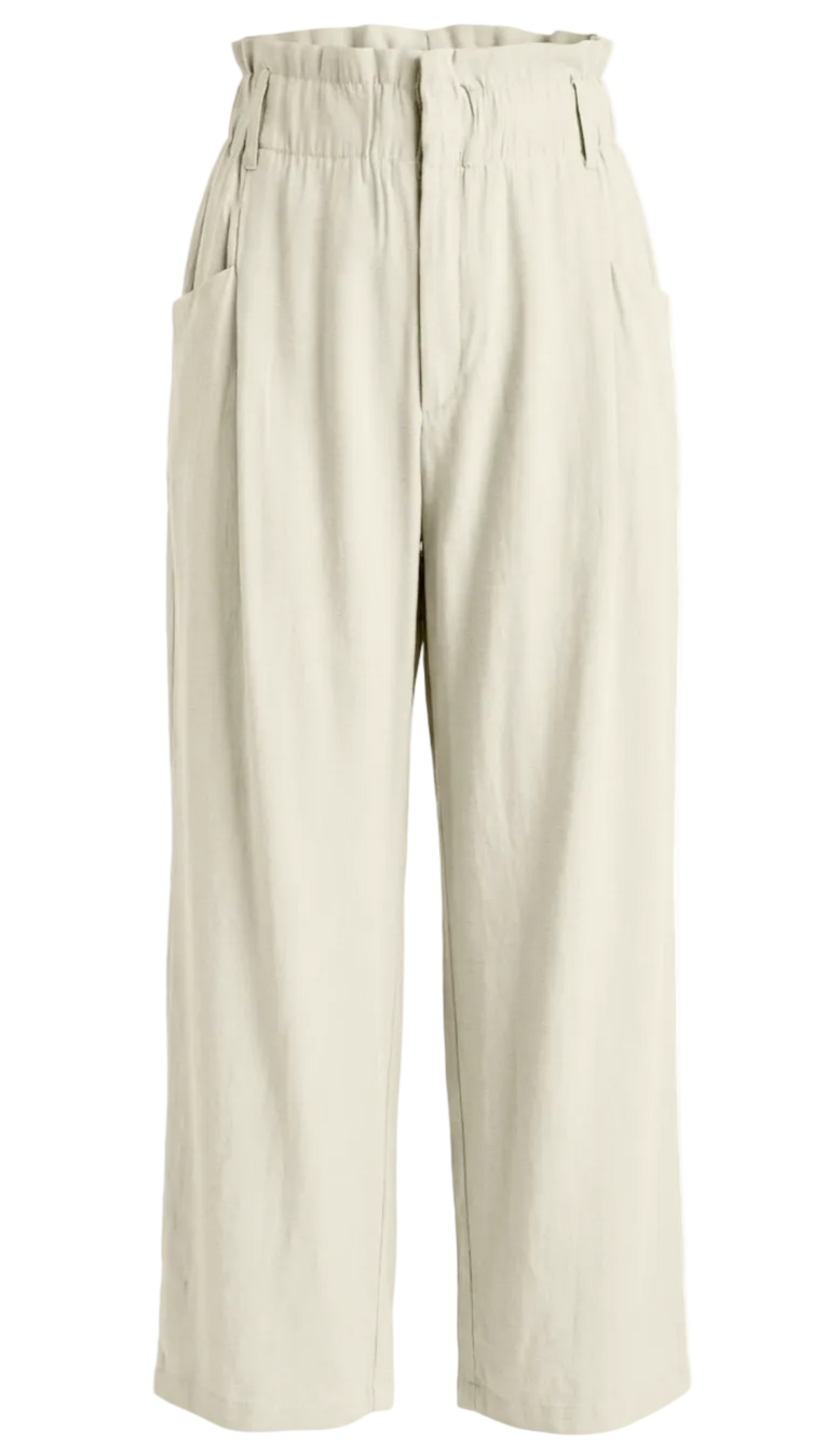 Calça Clochard Alfaiataria Textura Lili Off White | Laguna