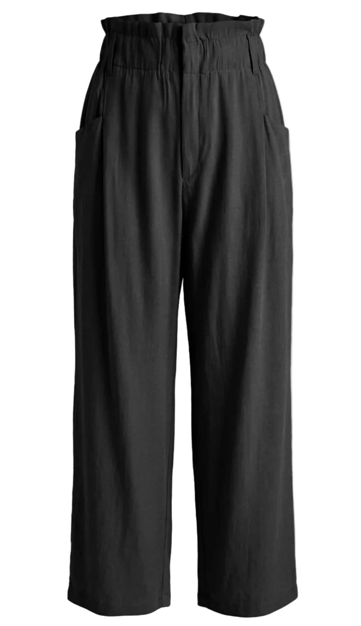 Calça Clochard Alfaiataria Textura Lili Preto | Laguna