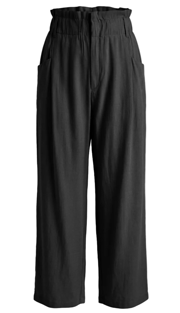 Calça Clochard Alfaiataria Textura Lili Preto | Laguna