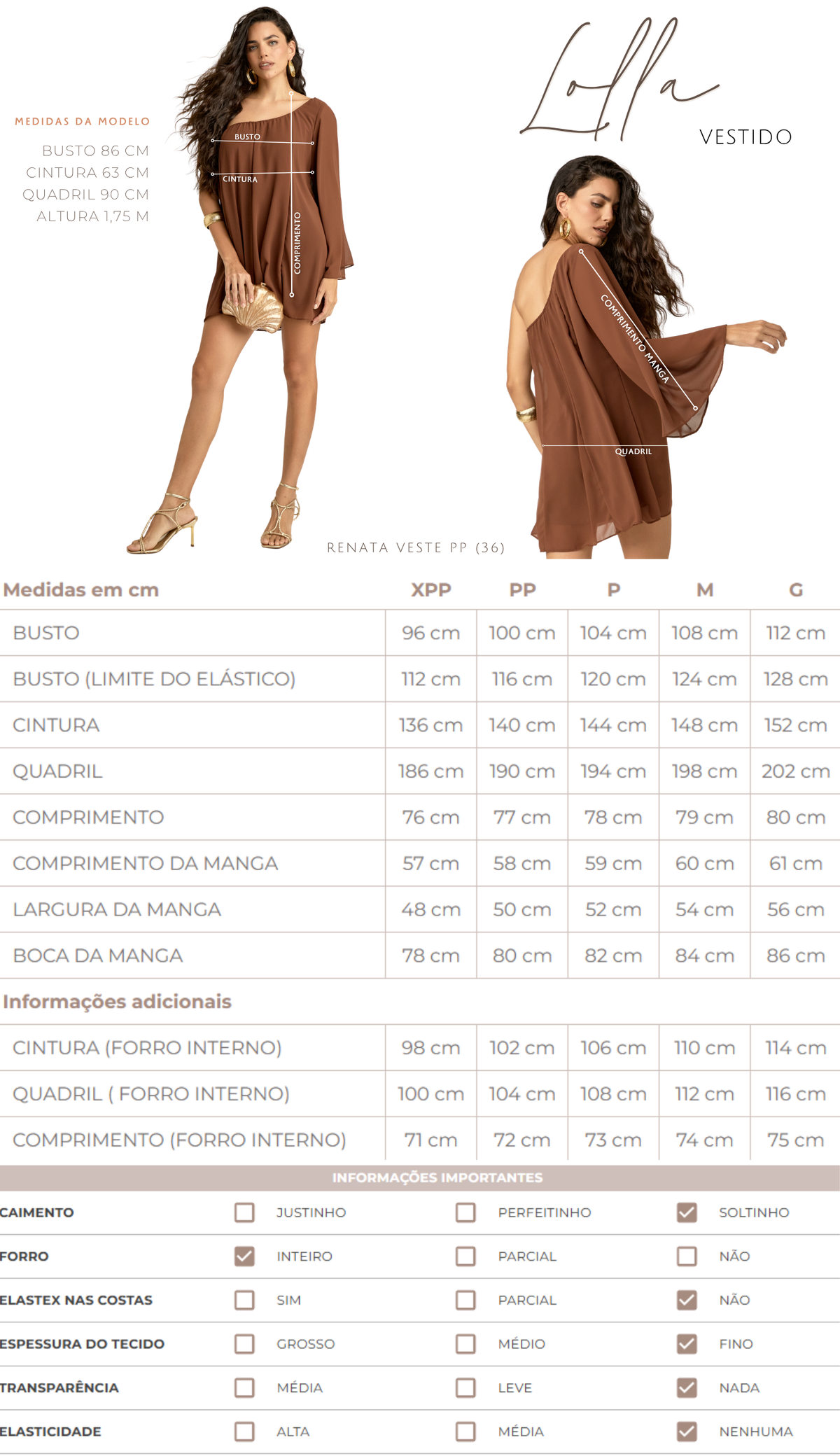 Vestido Curto Crepe Fluido Lolla | Laguna