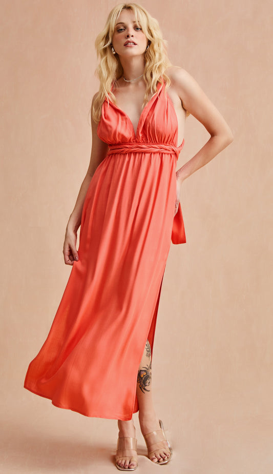 Vestido Luiza Laranja