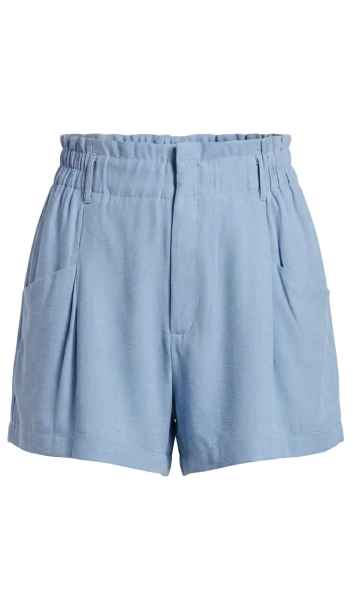 Shorts Clochard Alfaiataria Textura Lulu Azul | Laguna