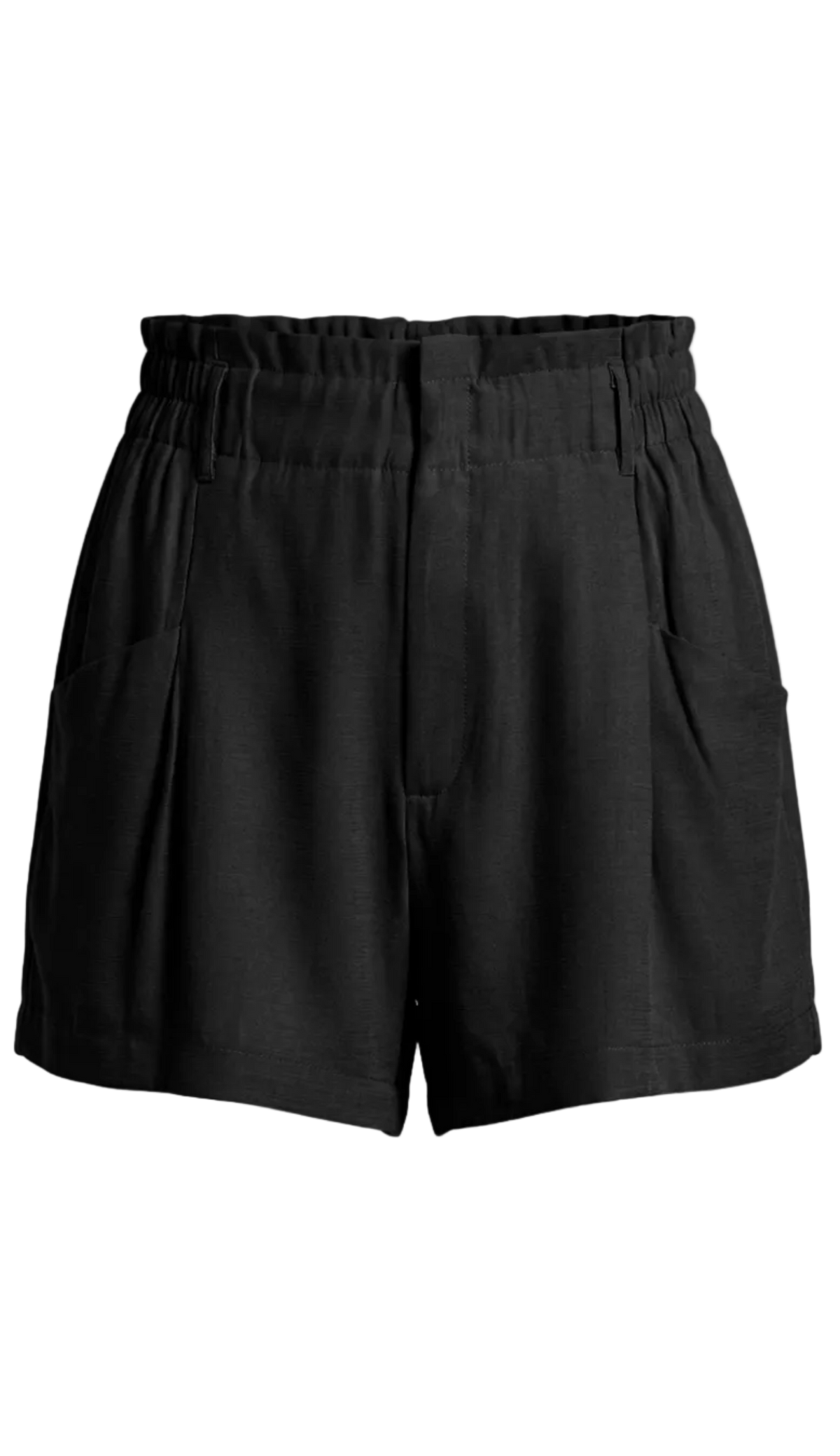 Shorts Clochard Alfaiataria Textura Lulu Preto | Laguna