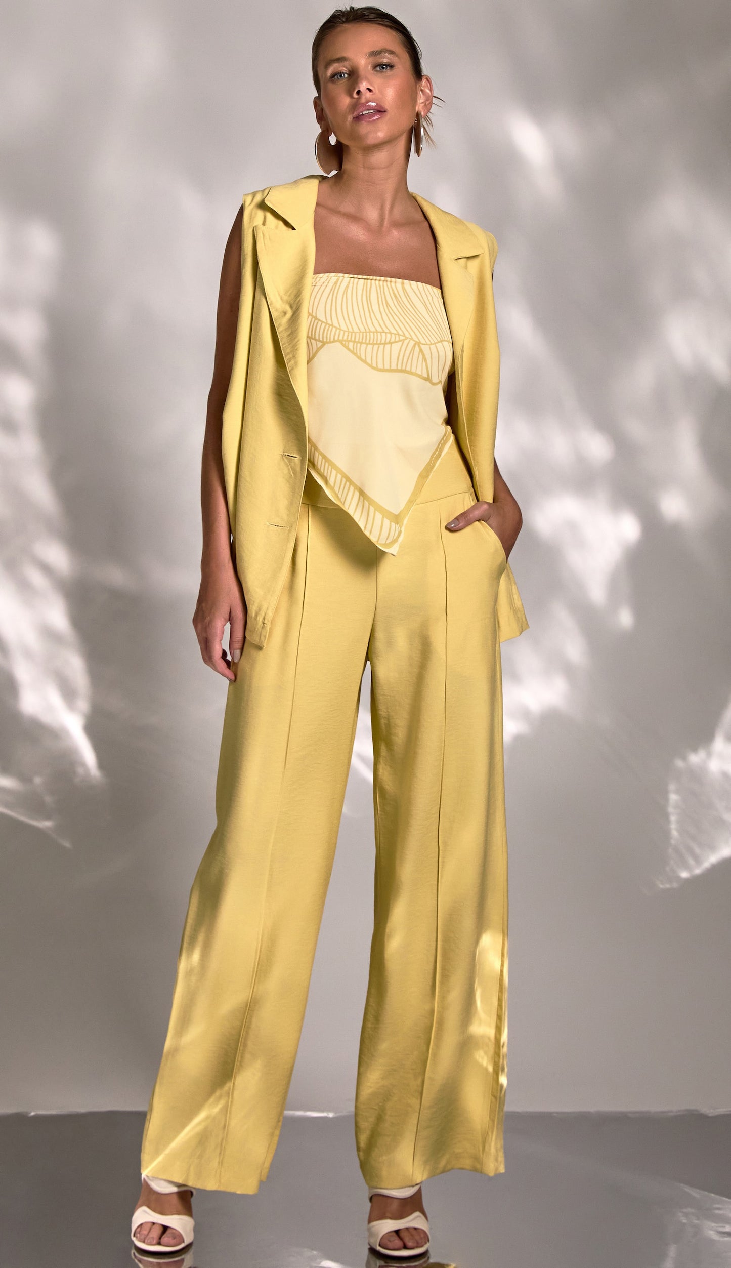 Lenço Búzios Amarelo