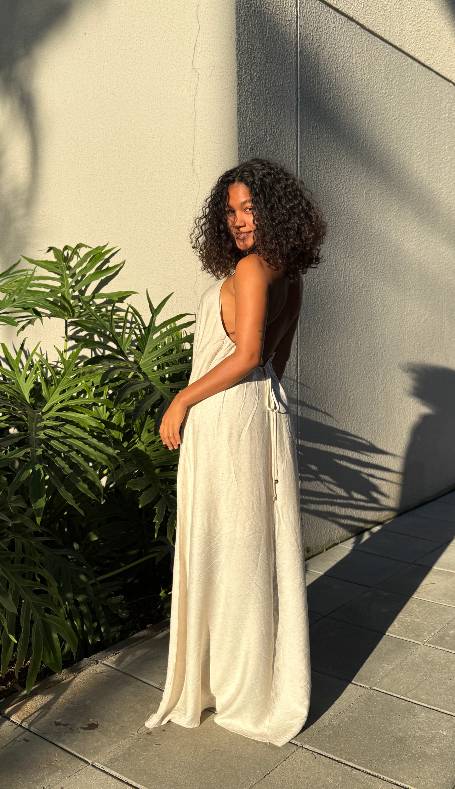 Vestido Madalena Café