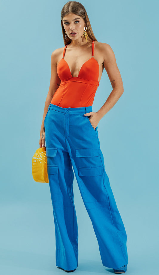 Calça Catarina Azul