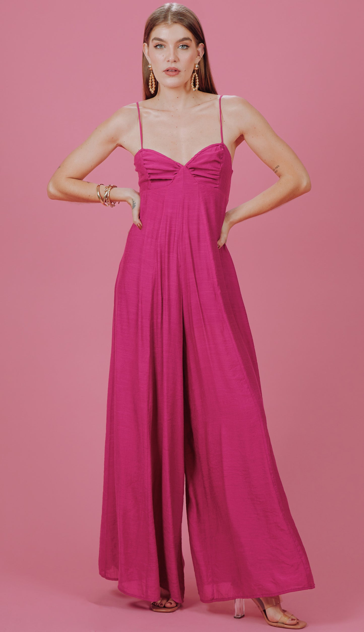 Macacão Emily Magenta