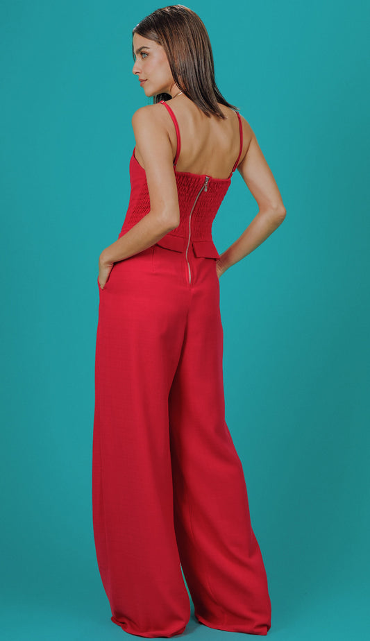 Macacão Grécia Cereja