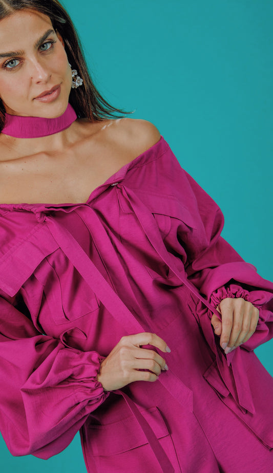 Macaquinho Elma Magenta