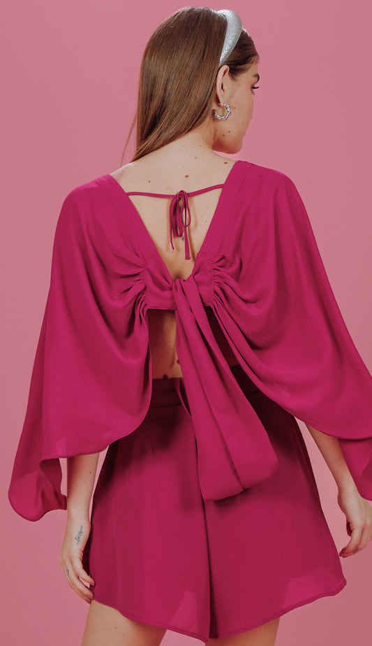 Macaquinho Victória Magenta