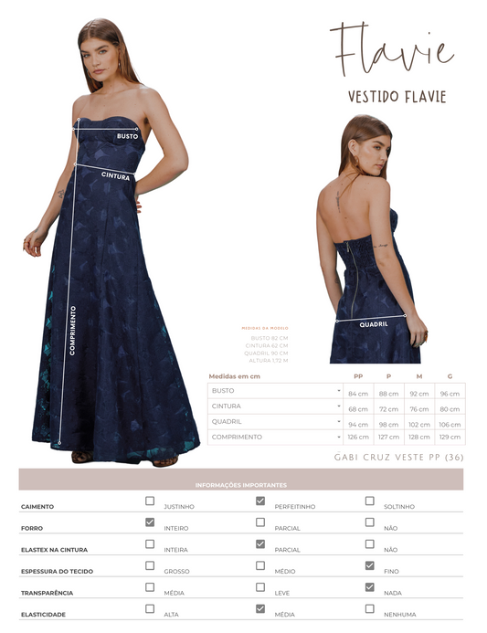 Vestido Flavie Marinho