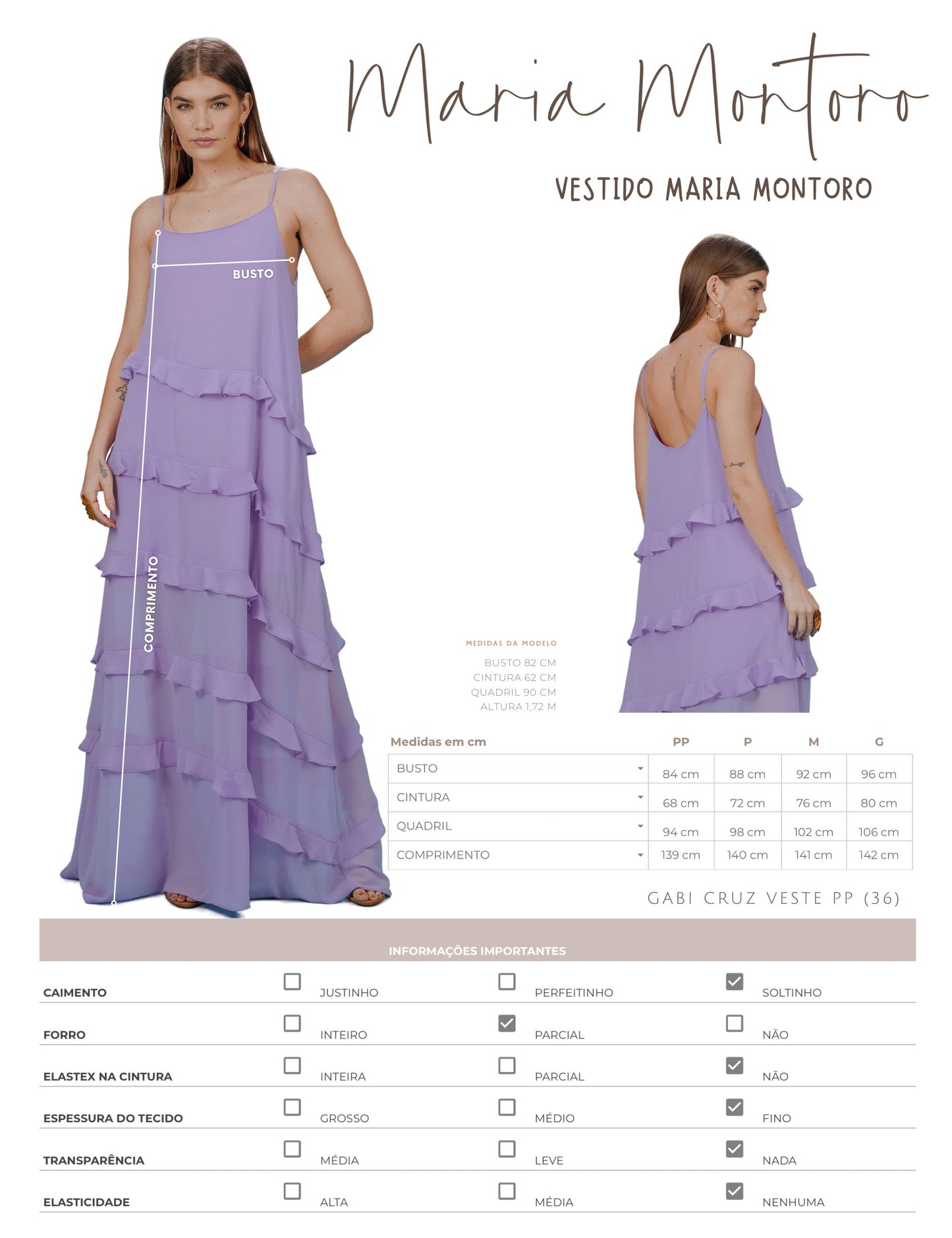 Vestido Maria Montoro Chantilly