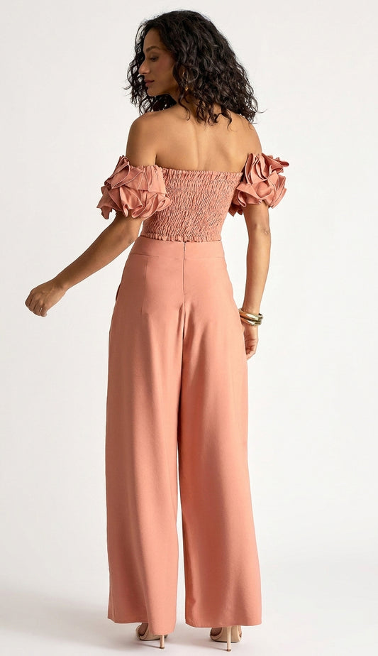 Conjunto Sarja de Alfaiataria Nala Rosê | Laguna