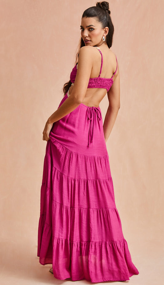 Vestido Nara Magenta