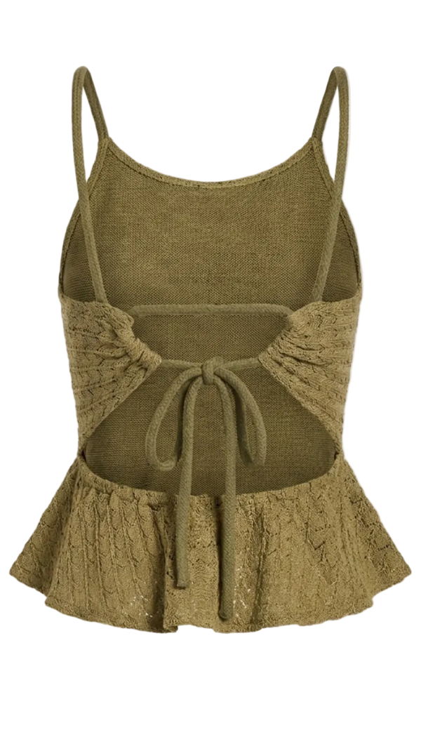 Blusa em Malha Tricô Paloma Verde | Laguna