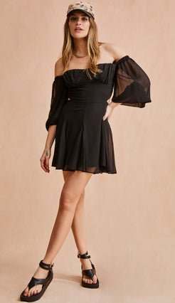 Vestido Penélope Preto