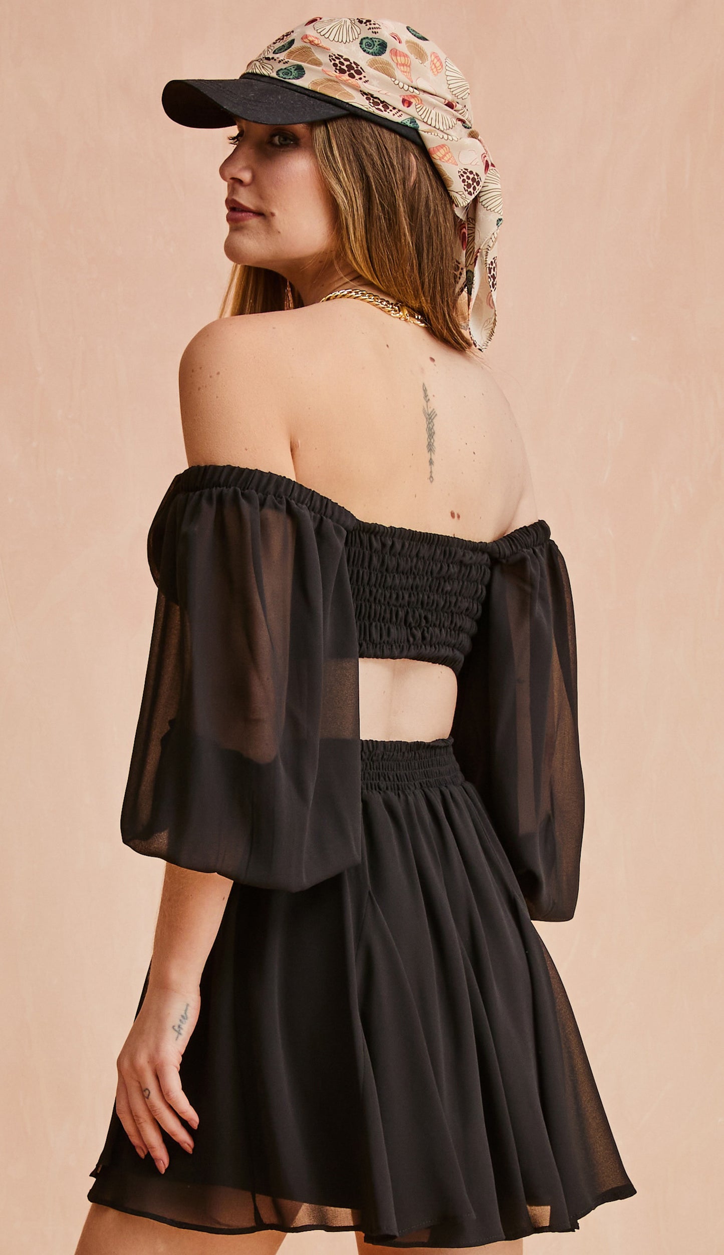 Vestido Penélope Preto