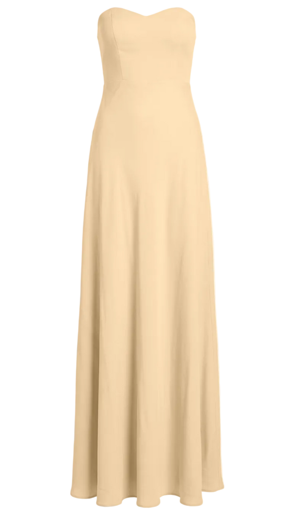 Vestido Longo Viscose Twill Priya Manteiga | Laguna