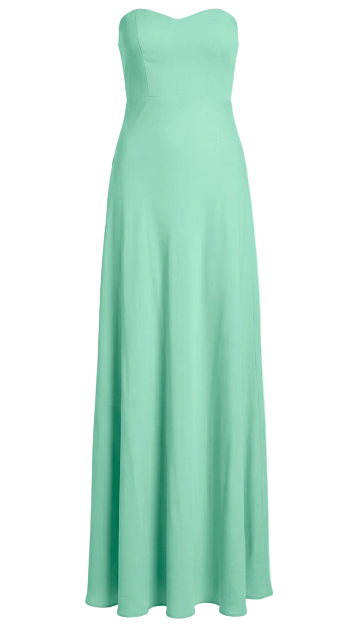 Vestido Longo Viscose Twill Priya Verde | Laguna