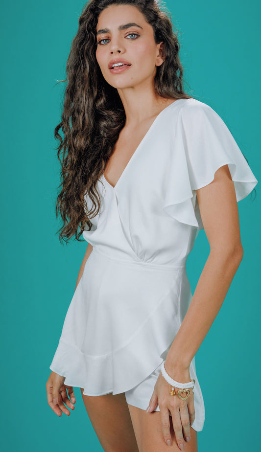 Pulseira Corda Trançada Off White